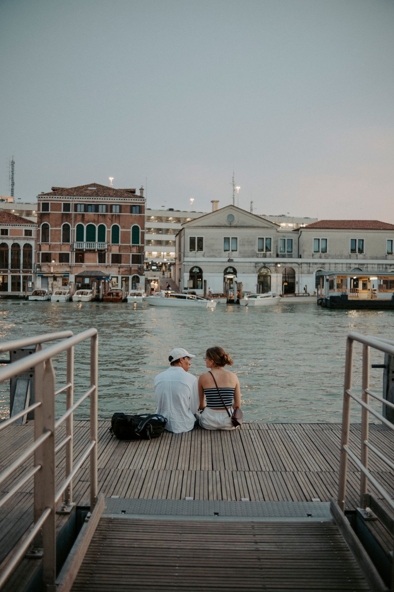 A marriage proposal aboard BELLA on a canal in Venice